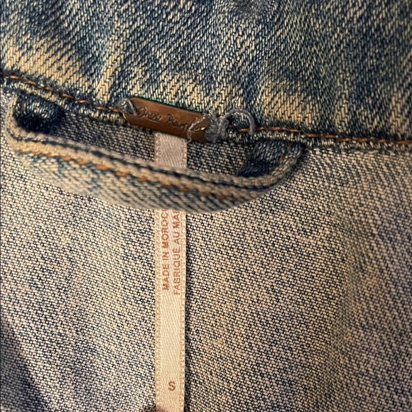 Free People Blue Denim Jacket - Picture 6 of 9